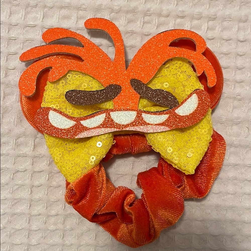 Inside Out Costume- Anxiety Hair Scrunchie
